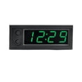 thumbnail image 2 of Termómetro para Automóvil 3 en 1 Voltímetro 12 V Reloj Digital Probador Voltaje () Verde, 2 of 2