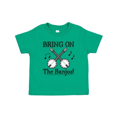 

Inktastic Banjo Music Bluegrass Gift Toddler Boy or Toddler Girl T-Shirt