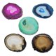 thumbnail image 1 of 5 Piezas de Piedras de Cristal de Grandes Naturales, Posavasos, Colección de Cristales para Decoración para hogar, Forma forma forma forma Irregur de 2, BLESIY Rebanadas de ágata posavasos de cristal, 1 of 8
