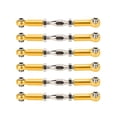thumbnail image 2 of Turnbuckle Rod Linkage, 6Pcs Aluminium Alloy Adjustable Push Rod RC Car Upgrade Parts for RC Car Types, 2 of 7