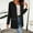 #085-Black, variant on Cutuoiiu Women's Solid Color Zipper Jacket Long Sleeve Casual Hooded Winter Jackets with Pockets Gifts