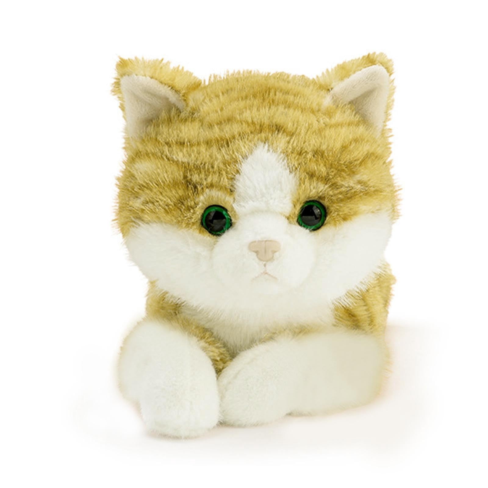 SPOORYYO Adorable Simulated Cats Plush Toy - Weighted, Soft & Realistic for Kids, Teens & Adults
