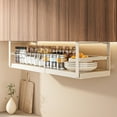 thumbnail image 1 of Hanging Under Cabinet Shelf, Expandable Under Shelf Storage Stand, Kitchen Counter Metal Under Desk Shelf For Kitchen Cupboard, Pantry Cabinet, 1 of 7