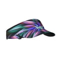thumbnail image 2 of Xecao Colored Abstract for Adult Sun Cap offers versatile sun protection with adjustable Velcro for a secure fit., 2 of 8