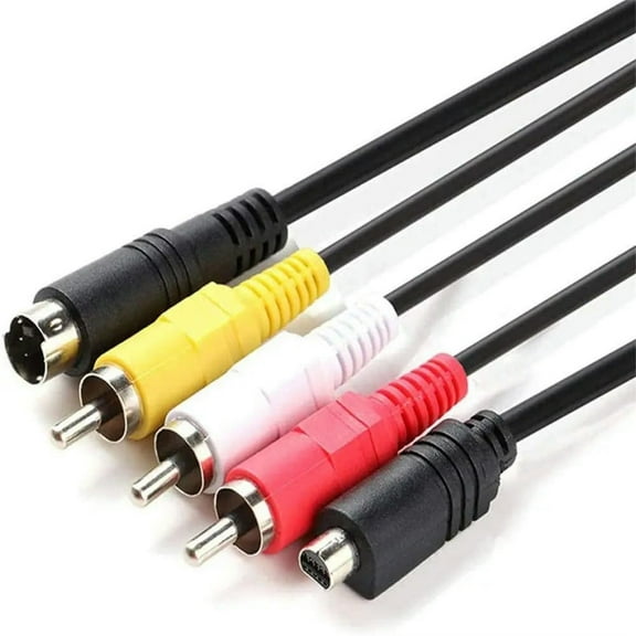 FOR Replacement VMC-15FS VMC-30FS 10Pin Audio Video Cable AV TV-Out Cord Compatible with Camcorder DCR-SR80 DCR-SR80e