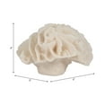 thumbnail image 4 of Petal Coral Figurine for Home Decor - Sculpture for Bathroom, Office, Room and Living Room Styling - Coastal Ornaments Resin Accent Piece for Shelf and Coffee Table Centerpiece - 4", Ivory & Tan, 4 of 11