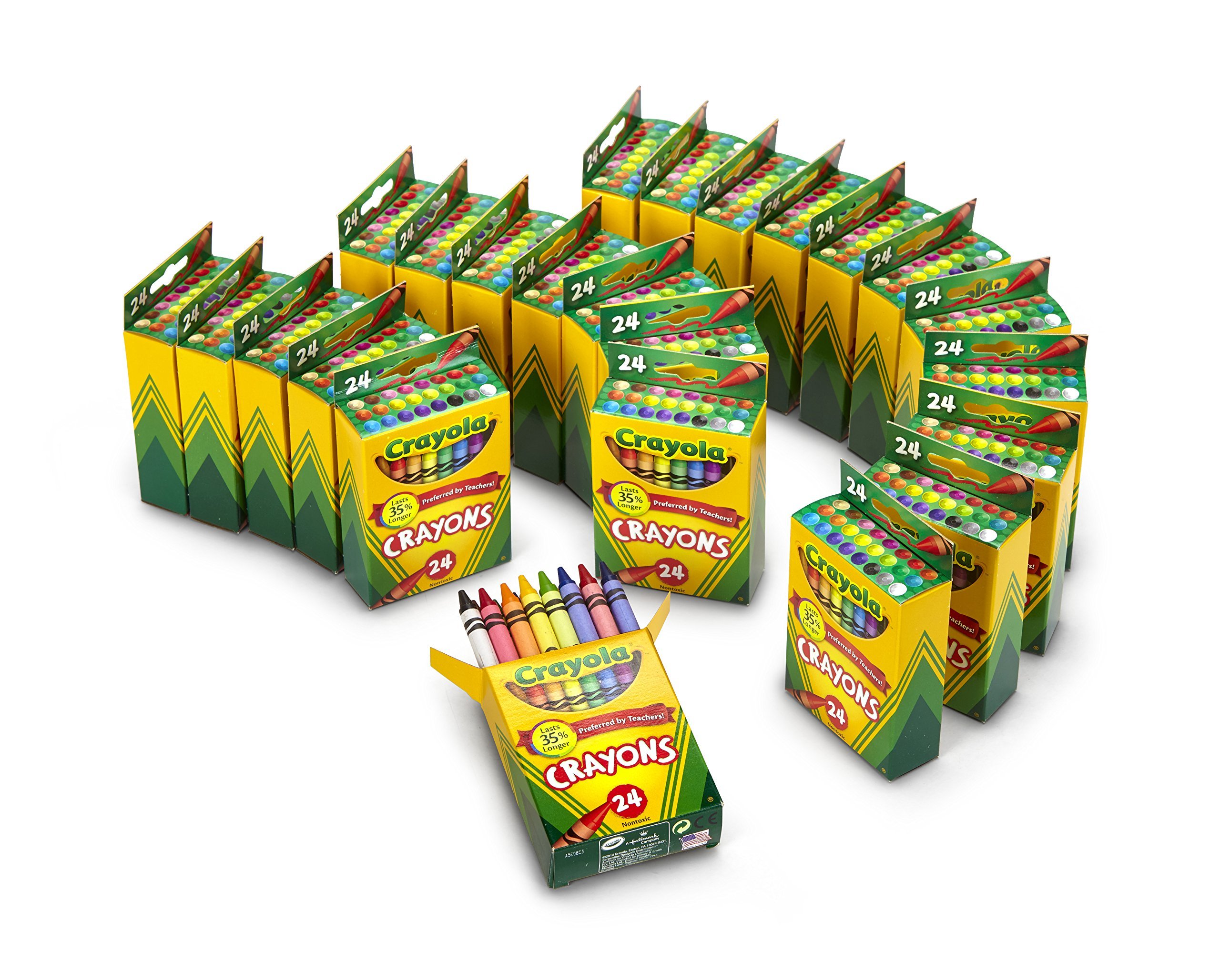 Crayola Crayons 24 Boxes, 24 Crayons per Box - image 2 of 7
