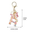 thumbnail image 2 of Kumdkd Letter Keychains for Girls Purple Pink Keychain with Butterfly Purse Charms for Handbags Cute Tassel Keychain, 2 of 2