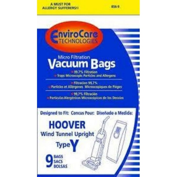 Hoover WindTunnel Upright Type Y Micro Filtration Vacuum Bags 9 Pk