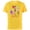 Yellow, variant on Disney Princess Tinker Bell Stay Feisty - Short Sleeve Cotton T-Shirt for Adults - Customized-Black