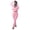 Pink, variant on Women's 3 Piece Workout Outfit Cropped Jacket Tank Top Flare Pants Soft Stretch Tummy Control High Waist Athletic Loungewear Set for Gym Daily Streetwear Pink 2XL