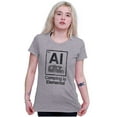 thumbnail image 4 of Camping is Elemental Ironic RV Womens Slim Fit Graphic Tee Brisco Brands L, 4 of 5