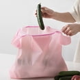 thumbnail image 4 of Bolsa de supermercado Reutilizable Sunnimix Plegable de Rayas rosa, 4 of 5