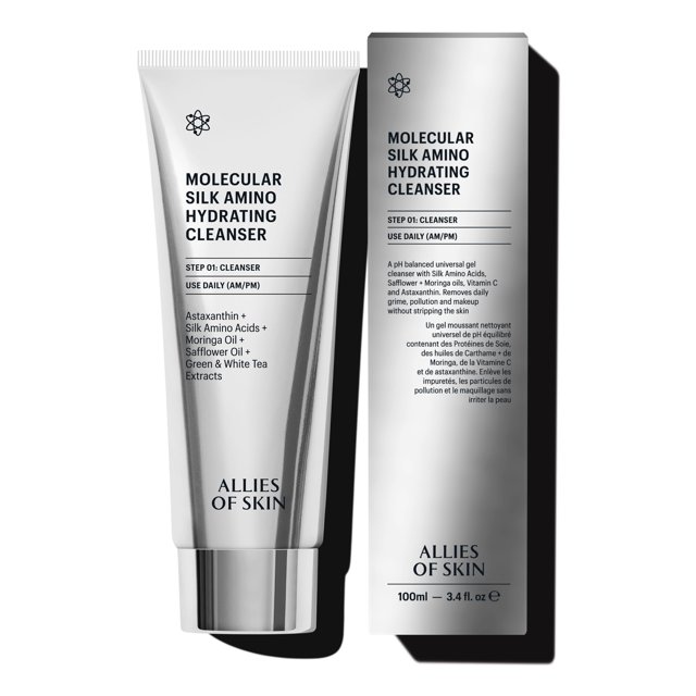Limpiador Allies of Skin Molecular Silk Aminohidratante, 100 ml
