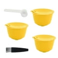 thumbnail image 4 of Kit de cápsulas para máquina de café, accesorios reutilizables para taza de filtro de café aptos para DOLCE GUSTO (3 cápsulas amarillas, 1 cuchara y 1 cepillo), 4 of 14