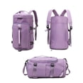 thumbnail image 4 of Bolsa de viaje de gran capacidad, almacén de zapatos independiente, separación seca y húmeda, mochila impermeable, 4 of 6