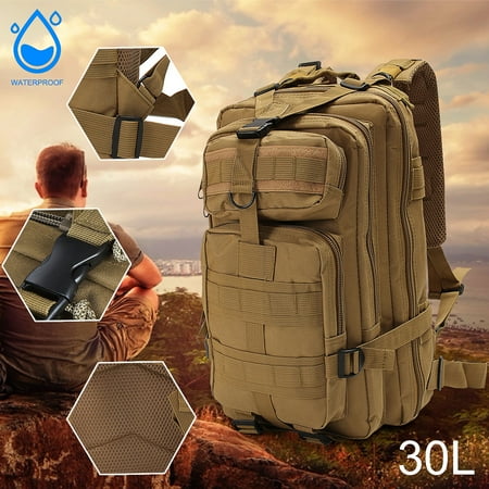 Sports Rucksack - 30L Waterproof Outdoor Military Rucksacks Tactical Backpack waterproof bag Sports Camping Hiking Trekking Fishing Hunting Bag