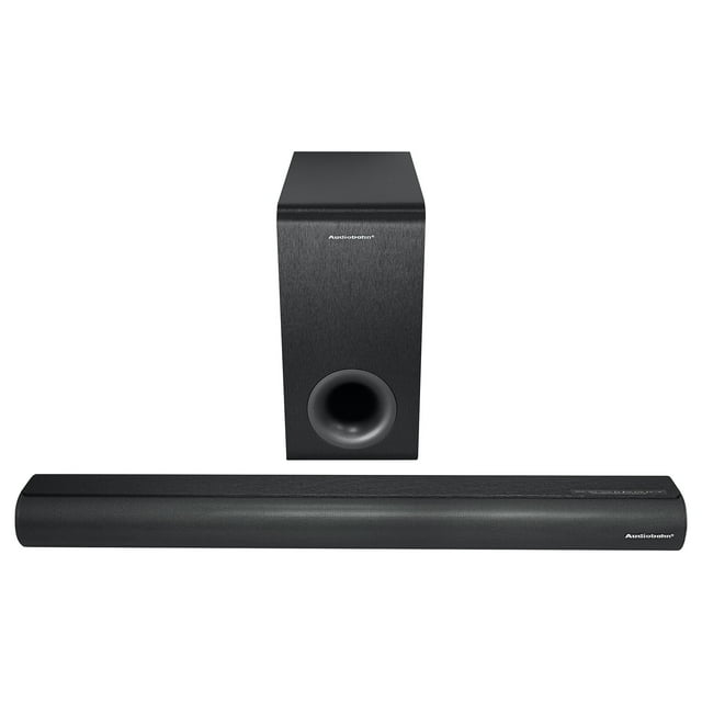 Barra de Sonido Audiobahn 2.1 ASBAR1000PACK con Subwoofer Inalámbrico