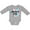 AC-Heather Grey, variant on Inktastic Sweet Pea Hearts Boys or Girls Long Sleeve Baby Bodysuit