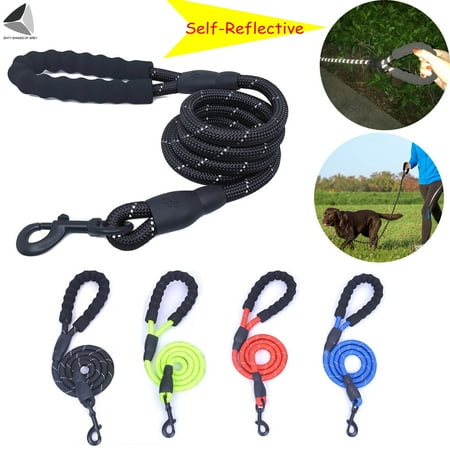UPC: 0810023232865 | Sixtyshades Heavy Duty Dogs Leash Rope with Comfortable Padded Handle Highly Reflective Threads Dog Leashes for Medium Large Dogs (5 ft  Green)