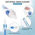 thumbnail image 3 of Q Grips Ear Wax Removal Tool Smart Ear Wax Cleaner Spiral Earplug Tool with 16 Replacement Heads Ear Wax Remover, 3 of 6