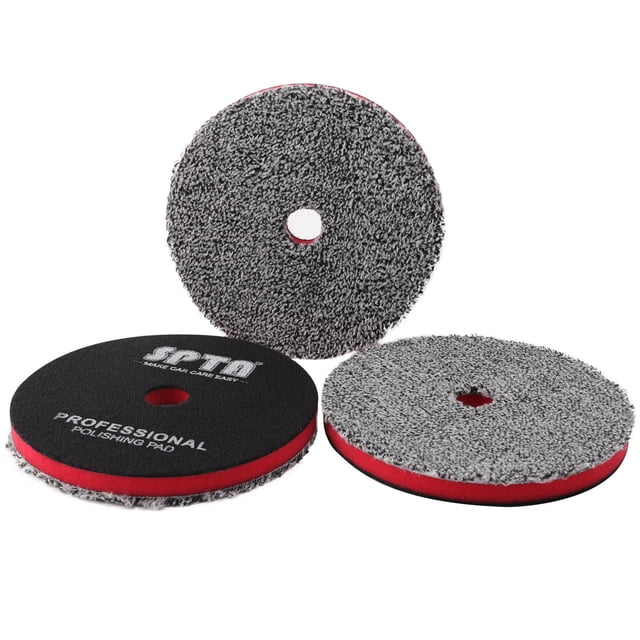 Almohadillas de corte de microfibra SPTA 6 (150 mm) para depilación con cera, 3 unidades