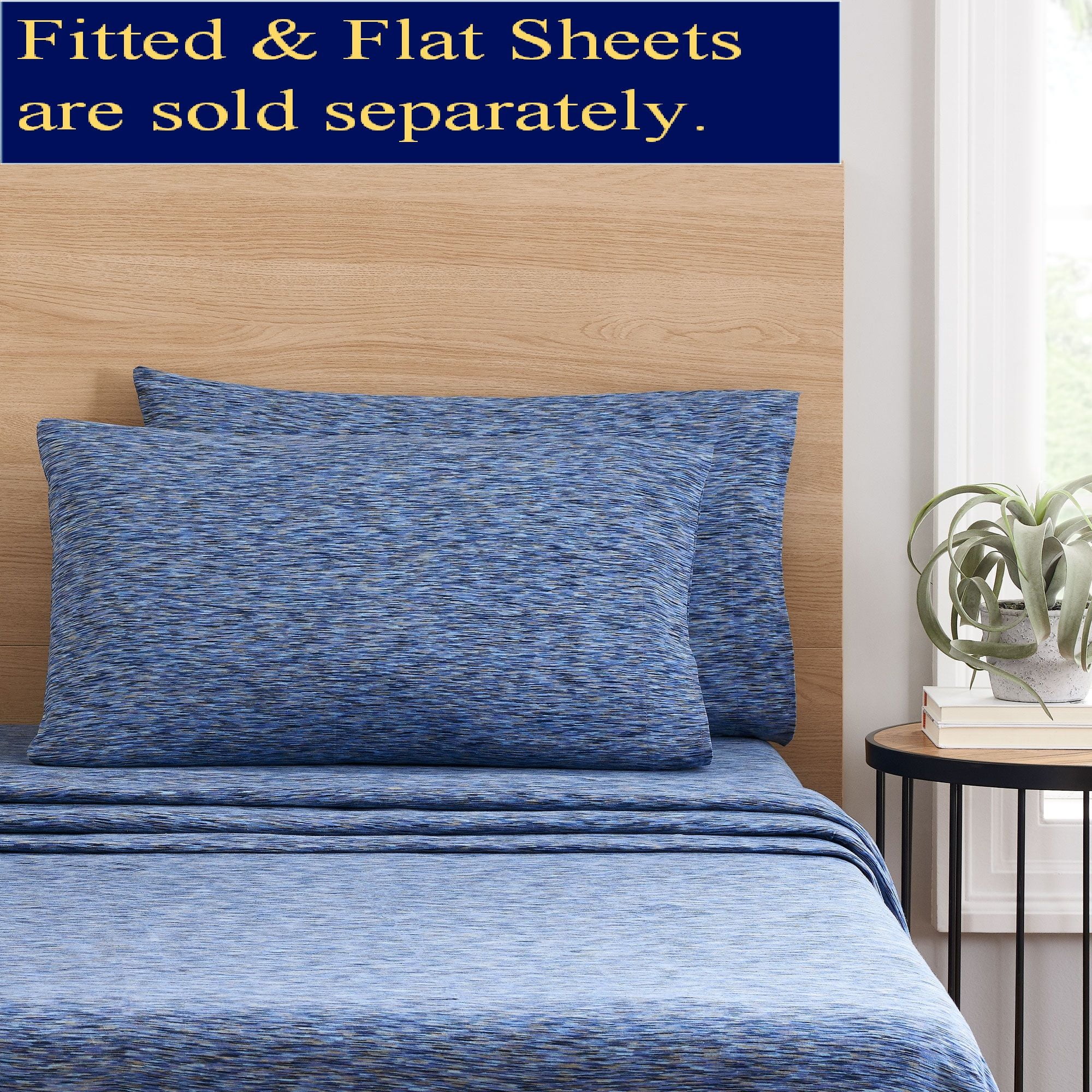 Mainstays Jersey Extra Soft Pillowcase Set Standard Queen Grey Heather 2 Pcs Walmart