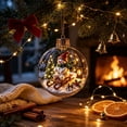 thumbnail image 3 of AOMXGD Glowing Christmas Story Hanging Ornament, 3.15" Light-Up Mini Holiday Scene with Warm LED Light, Internal Scene Globe Decor For Tree Window Mantel Layout,1PCS, 3 of 6