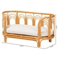 thumbnail image 2 of bali & pari Nariko Bohemian Light Honey Rattan Pet Bed, 2 of 18