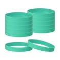 thumbnail image 1 of Uxcell 12Pcs Pulseras de Goma, Pulseras de Silicona de Color Sólido para Deporte/Ejercicio/Baloncesto Hombres Mujeres Adolescentes [Verde Brillante], 1 of 6