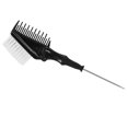 thumbnail image 3 of 3pcs Metal Tip H Ing Comb Double Use With Soft Nylon H Salon H Dye Brush For Hai, 3 of 5