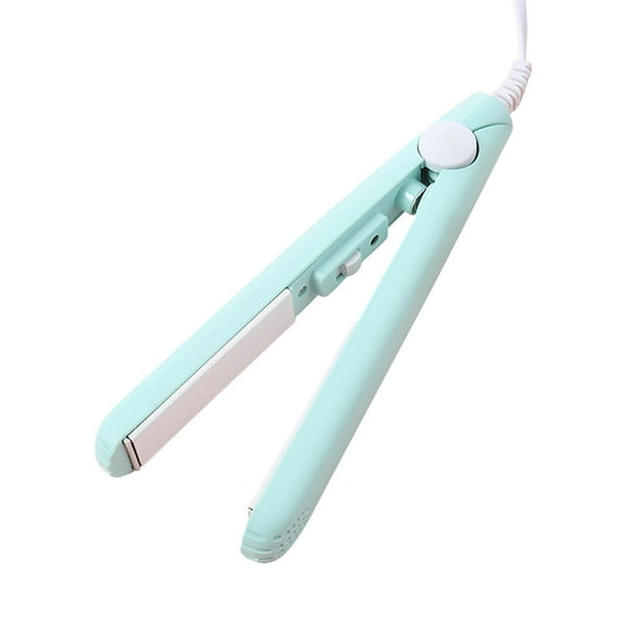 Mini Hair Curler, Ceramic Mini Hair Curler Straightener, 2 in 1 Mini Curling Wand Flat Hair Straightener, Portable Mini Curling Iron 1/2 Inch Barrel Short Hair Bangs, Gentle On Hair