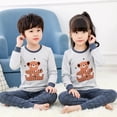 thumbnail image 1 of Conjunto de pijamas de Navidad para niños, ropa de dormir para niños, pijamas para el hogar, ropa de dibujos animados para niñas, traje de pijamas para niños, ropa de dormir de algodón de 2-14T, 1 of 4