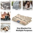 thumbnail image 7 of Daughter Blanket, Daughter Blankets From Mom Dad, Birthday Christmas Gifts For Daughter, I Love You Daughter Blanket Presents To My Daughter, Daughter Soft Bed Flannel Letter Throw Blanket(40"x50"), 7 of 7