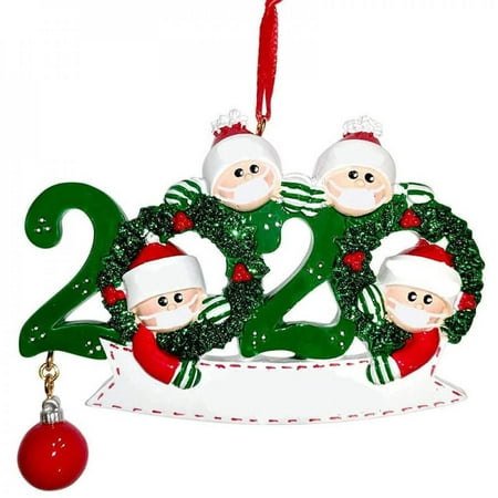 

[Clearance sale!]Christmas Tree Family Pendant Pendant DIY Name Blessing Words PVC Pendant New Arrivals