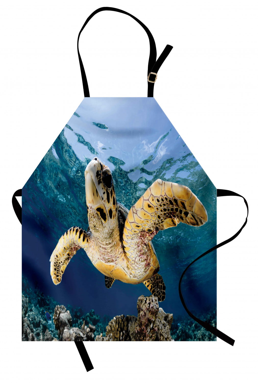 DII Design Imports Sea Life Soft Cotton Jacquard Kitchen Dish Towels Set of 3 ~ Sea Turtles ~ Seahorses ~ Starfish ~ Pink Blue Green