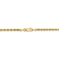 thumbnail image 3 of 14k 2.75mm Diamond-cut Rope with Lobster Clasp Chain in 14k Yellow Gold, 3 of 3