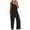 Black, variant on EINCcm Women's Summer 2024 Casual Loose Tank Jumpsuit Sleeveless Crewneck Long Pants Jumpsuit Romper with Pockets