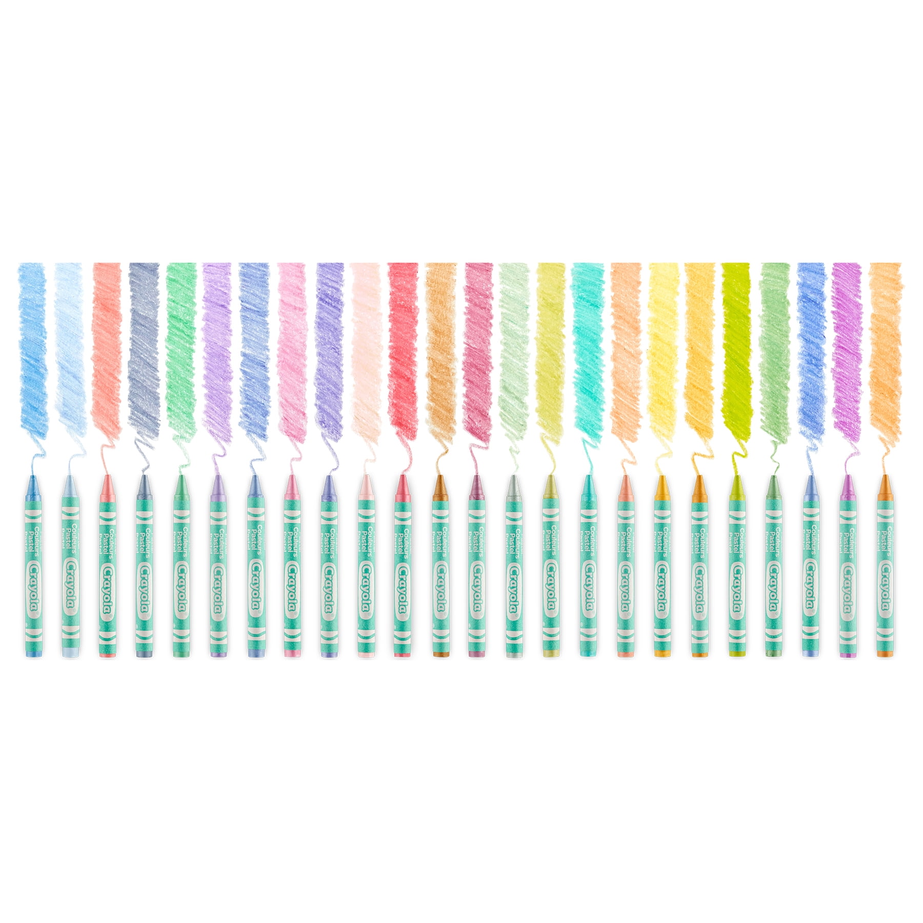 Crayola Pastel Crayons, 24 Colors Per Pack, 6 Packs