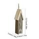 thumbnail image 3 of Adornos navideños, adornos navideños, regalos navideños, casa de Navidad de madera maciza, adorno colgante de árbol en miniatura, casa de madera, decoraciones colgantes decorativas, colgante de madera, 3 of 6