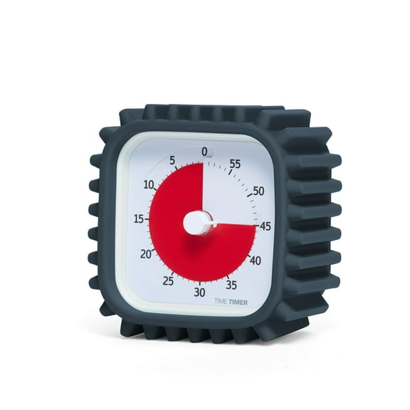 Time Timer MOD with Tire Protective Case - 60 Minute Visual Countdown Timer with Silent Operation (Tread)