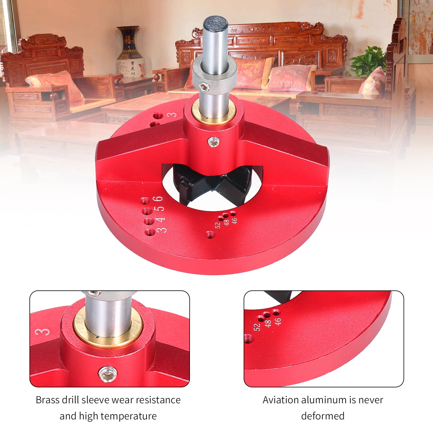 Multi-function Hinge Drilling Jig Woodworking Tool Drill Guide Vertical T3E4 Multi-function Hinge Drilling Jig Woodworking Tool Drill Guide Vertical T3E4