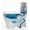 thumbnail image 3 of Gray - 20cm - 3-piece set - Toilet flush mechanism for flushing, 3 of 4