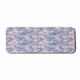 thumbnail image 1 of Floral Computer Mouse Pad, Pastel Vintage Flowering Rose Bouquets Leaves Motif Feminine Repetition, Rectangle Non-Slip Rubber Mousepad Large, 31" x 12", Lavender Blue and Blush, by Ambesonne, 1 of 2