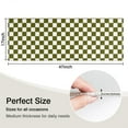 thumbnail image 5 of Olive Green and White Checkerboard Pattern Kitchen Rug Mat,Kitchen Runner Rugs Non Skid Washable,Decorative Kitchen Floor Mats for Kitchen,Sink,Laundry,17"X47", 5 of 5