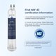 thumbnail image 4 of Filtro de agua para refrigerador GLACIER FRESH 4396841 compatible, 4 of 8
