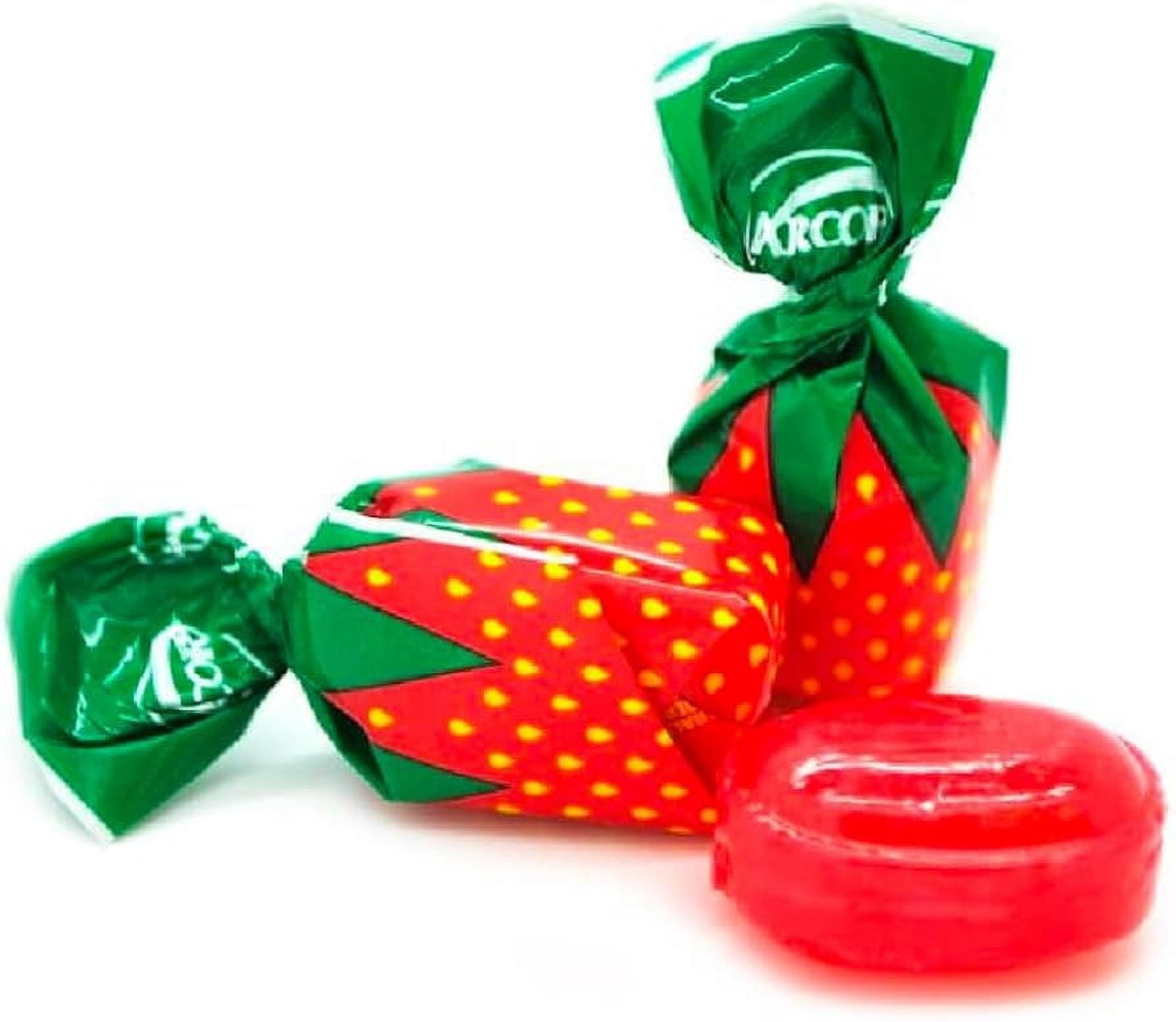 The Nile Sweets Strawberry Bon Bons, 4 lbs of Strawberry Filled Hard Candy Balls