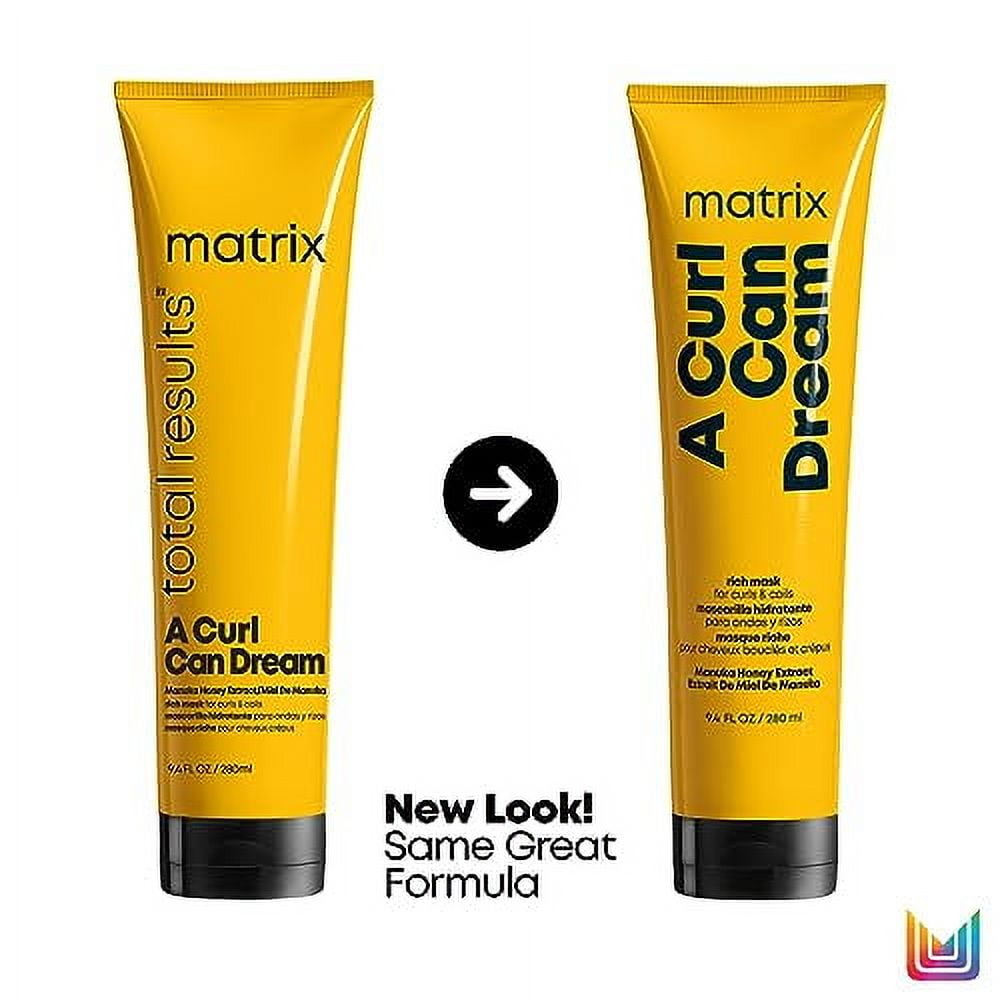 Matrix A Curl Can Dream Rich Mask | Hydrating & Deep Conditioning Leave-In Mask | Curly & Coily Hair | Sulfate & Paraben Free | Preserves Curl Pattern | Packaging May Vary | 9.4 Fl. Oz.