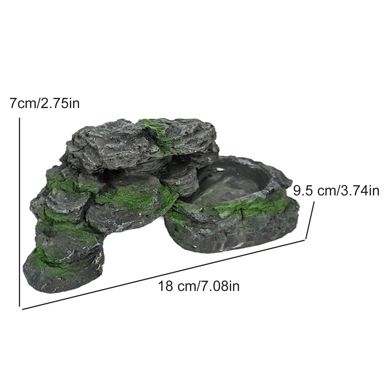 Aquariums Resin Shelter Cave Landscape Decoration Terrariums Basking Platform Reptiles Hideouts Cave Habitats Ornament