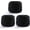 Black, variant on 3 Pack Chunky Chenille Yarn for Crocheting - Blanket Thick Yarn for Crochet Amigurumi/Home Decor - Baby Plush Amigurumi Yarn Total Length 222 Yds